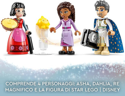 LEGO 43224 Disney Princess König Magnificos Schloss 4 Etagen 4 Charaktere
