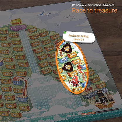 Addition Game - Fun Math Board Game for 7-9 Year Olds Easy Start STEM Toy with Addition of 2 &amp 3 Digit Numbers (Moutain Raiders)