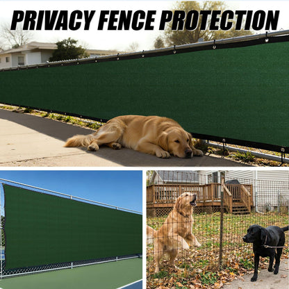 ColourTree Plus Fence Privacy Screen Mesh Cover, Commercial Grade 220 GSM,Heavy Duty Perfect for Outdoor Back Yard
