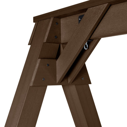 Highwood Heavy Duty, Weather Resistant A-Frame Porch Swing Stand, Weathered Acorn