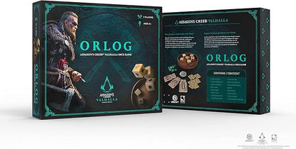 Orlog - Board Game for 2 Players - Assassin's Creed Valhalla Dice Game - French/English
