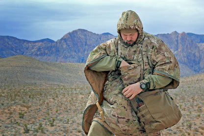Helikon-Tex Swagman Roll Poncho Grass Green, Bushcraft Line