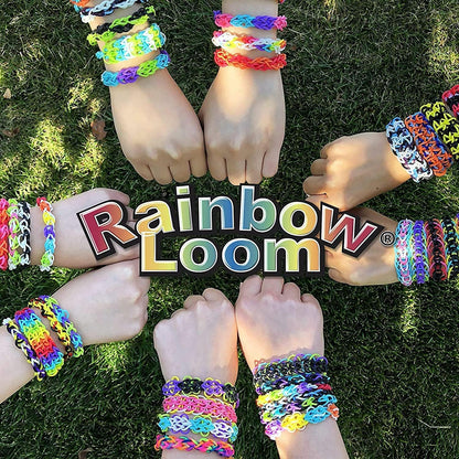 Rainbow Loom Original Rubber Band Bracelet Making Kit - 628 Pcs Loom Kit with Loom Board, Metal Hook, 600 Bands, C-Clips - Ages 7+, 2014 Toy of the Year