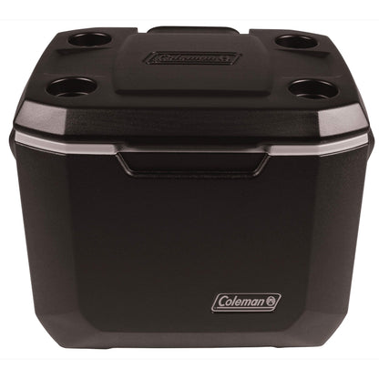 Coleman Ice Chest | Coleman 316 Series Wheeled Hard Coolers, 100qt Rock Grey & Rolling Cooler | 50 Quart Xtreme 5 Day Cooler with Wheels | Wheeled Hard Cooler Keeps Ice Up to 5 Days, Black