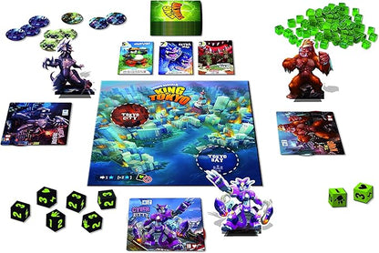 IELLO: King of Tokyo New Edition Strategy Board Game Space Penguin Included in the Box For 2 to 6 Players 30 Minute Play Time For Ages 8 and Up