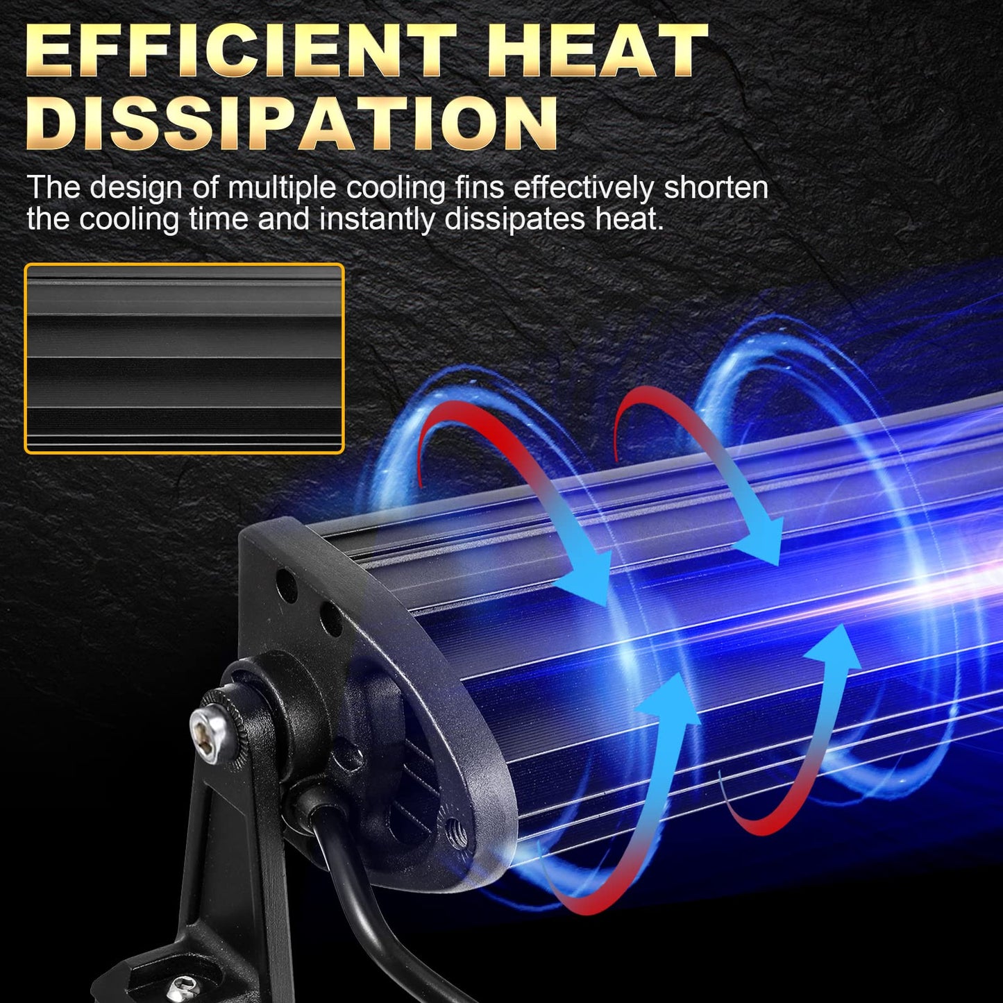 Auxbeam 42” LED Light Bar 240W LED Work Light Off Road Lights Spot Flood Combo Beam 80pcs3W Curved 5D Lens for Car SUV UTV ATV Pickup Truck with Wiring Harness