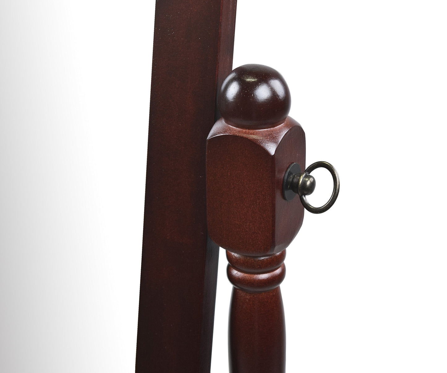 Proman Products Victoria Cheval Mirror, Walnut