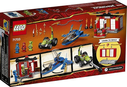 LEGO NINJAGO Legacy Storm Fighter Battle 71703 Ninja Playset Building Toy for Kids Featuring Ninja Action Figures (165 Pieces)