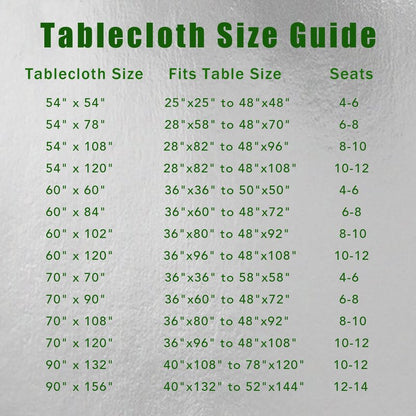 sancua Rectangle Tablecloth - 54 x 120 Inch - Water Resistant Spill Proof Washable Polyester Table Cloth, Decorative Fabric Table Cover for Dining Tables, Buffet Parties and Camping, White