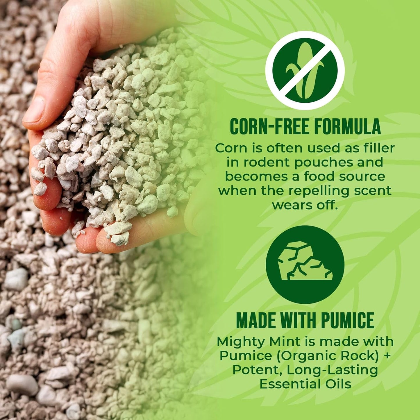 Mighty Mint Mouse Repellent Pouches - Natural Peppermint & Cinnamon Formula - 12 Count Plant-Based Indoor Deterrent