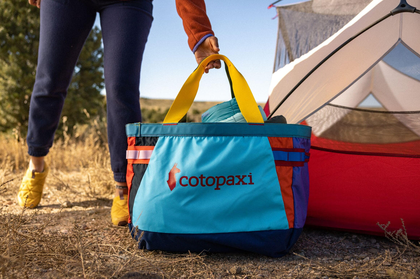 Cotopaxi Allpa 60L Gear Hauler Tote Del Dia, Random Color, One Of A Kind, No Bags Are The Same