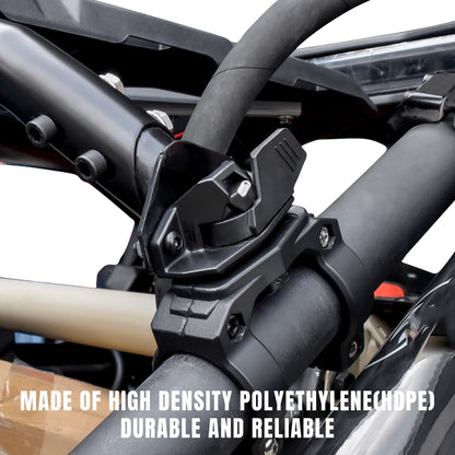 KATIMOTO Pivoting Rear Rack Kit with Gas Strut for Can Am Maverick X3 MAX 2017-2025 Accessories, Spare Tire Cargo Luggage Support Cooler LinQ Pivoting Rear Rack Replace OEM #715002881,715003439