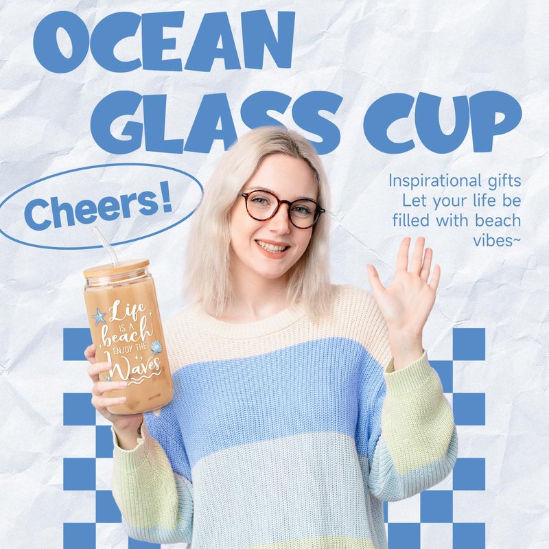 Gift Baskets for Women, 9pcs Unique Happy Birthday Gifts for Women, Best Ocean Christmas Gifts Ideas Relaxing Spa Set Blue Inspirational Get Well Box for Her Sister Friend Friendship Mom