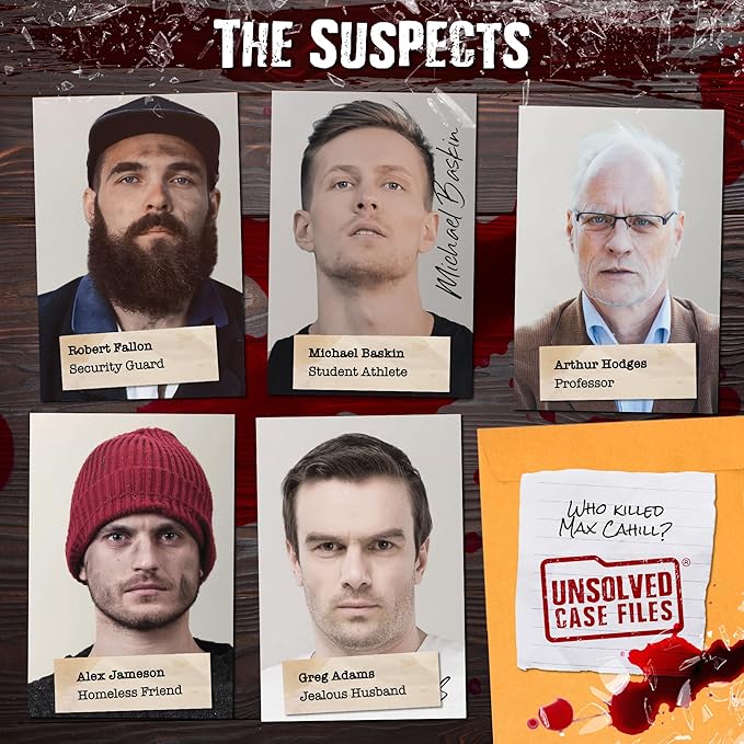 Unsolved Case Files | Cahill Max - Cold Case Murder Mystery Game - Can You Solve The Crime?