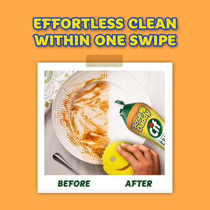 Scrub Daddy All-Purpose Cleaner Cream - Lemon Scent for Glass, Chrome & Marble | 3 Pack (16.9 Oz Each)