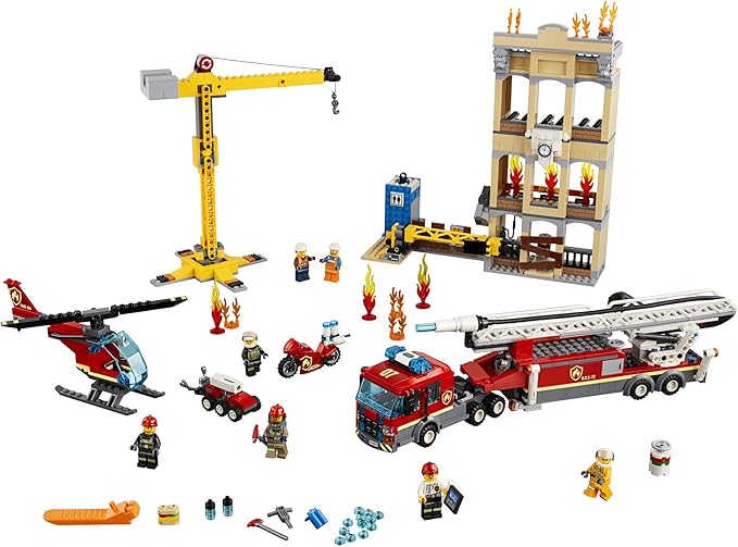 LEGO City Downtown Fire Brigade 60216 Building Kit (943 Pieces)