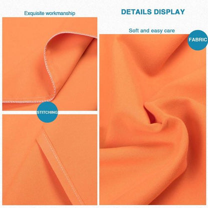 FLXXIE King Pillow Cases - Soft Microfiber Covers with Envelope Closure | Wrinkle & Stain Resistant, 20x36, Orange