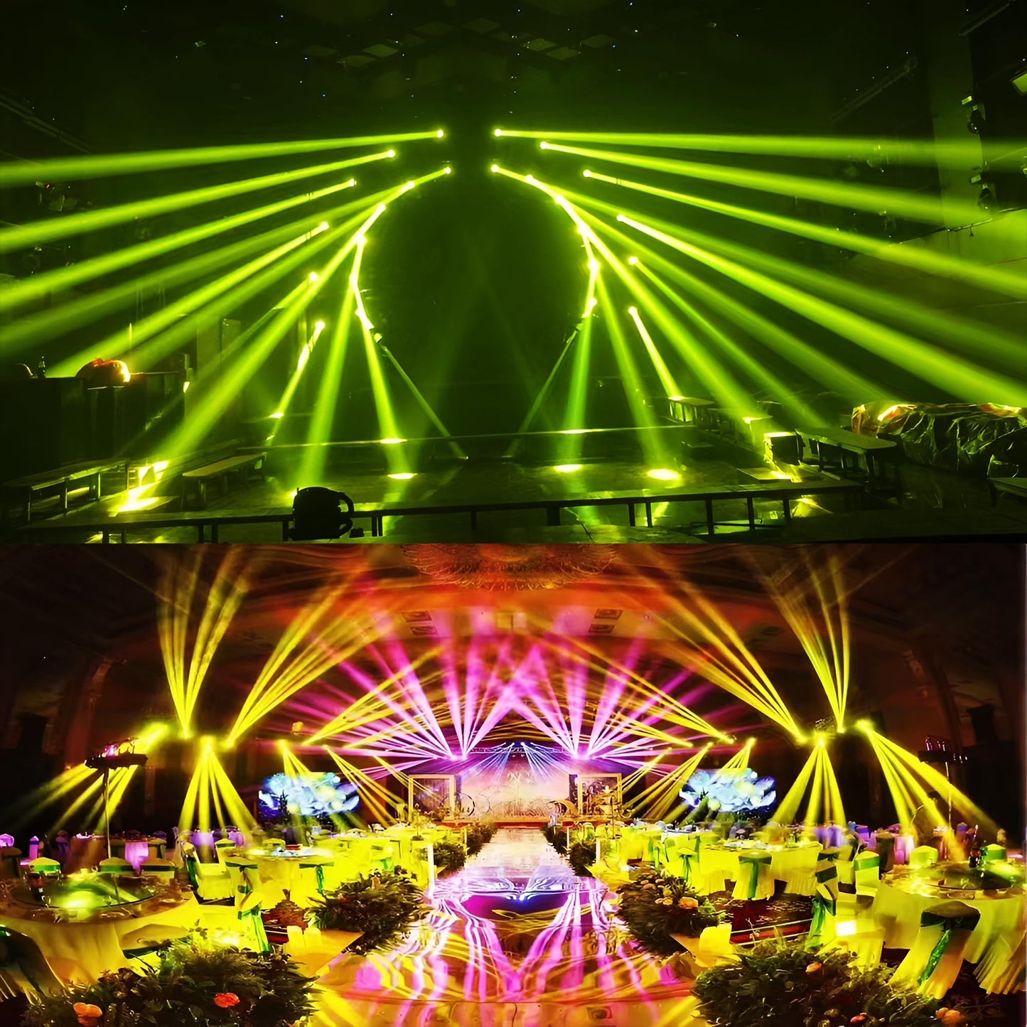 JUNMAN 6 Channel L14-30 to 12 Edison Power Distro Distributor Box for Stage DJ Lighting Party Event Show