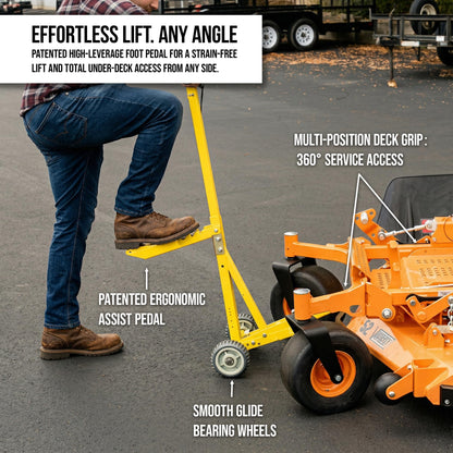 Jungle Jim's Jungle Jack V2 Mower Jack - Lift Most Mowers, Even ZTRs - 800 Pound Capacity!
