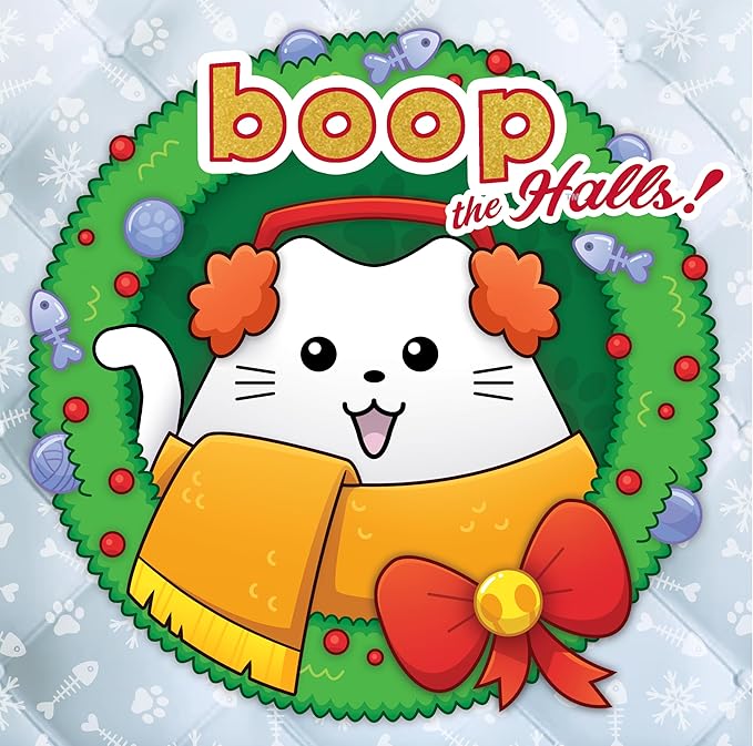 Smirk &amp Dagger Boop The Halls Board Game Holiday Strategy Game for 2 Players Ages 10+ 3D Gameboard Painted Cat Meeples Alternate Win Conditions Fun &amp Challenging Abstract Game
