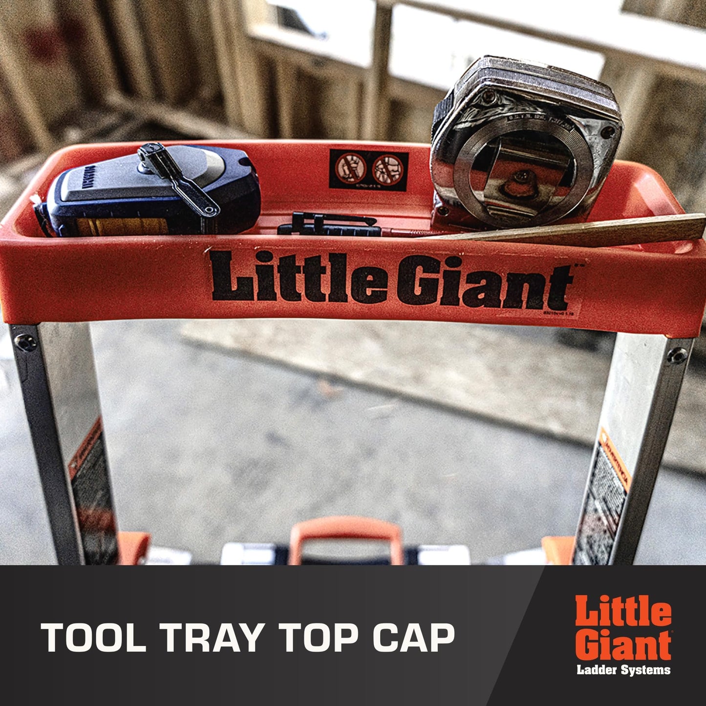 Little Giant Ladder Systems Flip-N-Lite, 5-Foot, Stepladder, Aluminum, Type 1A, 300 lbs Rated (15273-001)