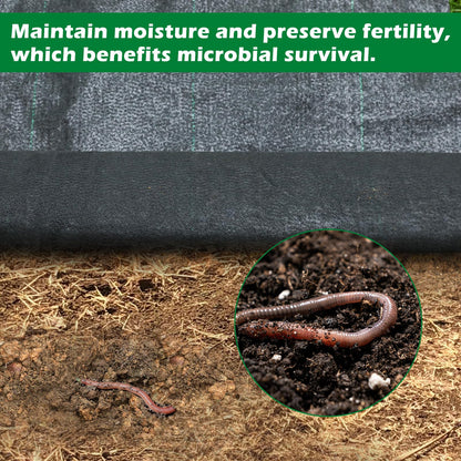 WAENLIR 5.8oz 3FT x 250FT Heavy Duty Landscape Fabric Weed Barrier Premium Woven Ground Cover Roll, UV Resistant&Tear-Proof, Ideal for Garden Beds, Walkways, Patios, Greenhouses, Outdoor Landscaping