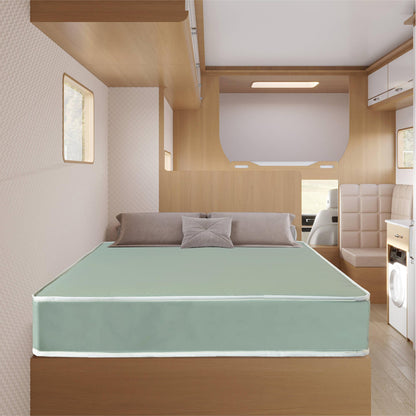 Greaton, 8-Inch High Density Foam RV Mattress Replacement with Vinyl Cover, Medium Firm, Travel Camper Trailer Truck and Bunk, Pressure-Relief Support, Made in USA, 75" x 30"