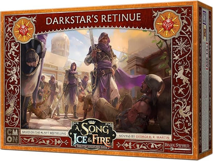 A Song of Ice and Fire Tabletop Miniatures Game Darkstar Retinue Unit Box - Lethal Warriors for Strategic Warfare Strategy Game for Adults Ages 14+ 2+ Players 45-60 Minute Playtime Made by CMON