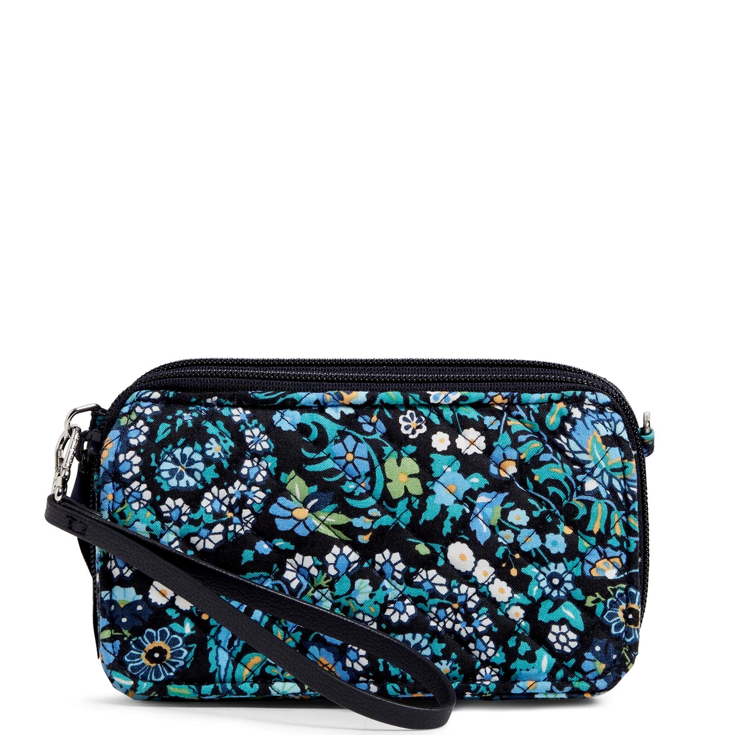 Vera Bradley Cotton All in One Crossbody Purse with RFID Protection