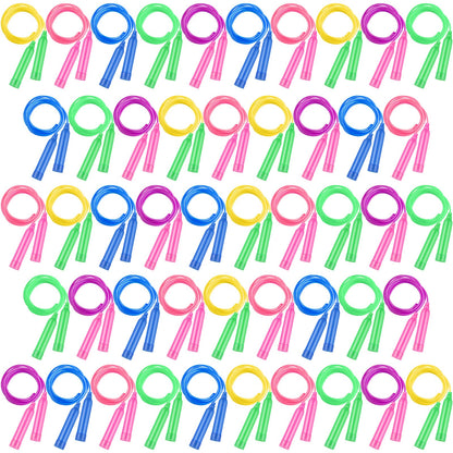 Elcoho 36 Packs Jump Rope Set 7.3 Feet Adjustable Skipping Rope for Kids Party Favors, Outdoor Activity, Birthday Reward Gift