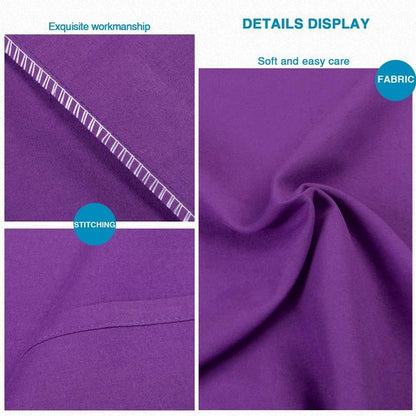 FLXXIE Body Pillow Cover - Super Soft Microfiber 20x54 Long Pillowcase | Envelope Closure, Stain Resistant, Purple