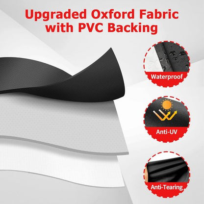 iCOVER 30-Inch Waterproof BBQ Grill Cover - Lightweight, Dustproof & UV-Resistant for Two Burner Smokers