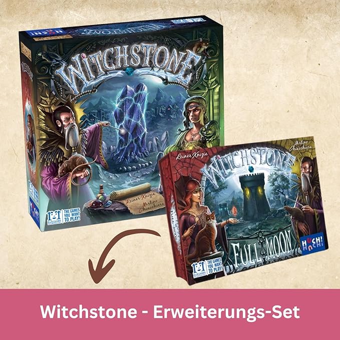 R&ampR Games Witchstone Strategy Board Game for Kids Teens and Adults Ideal for Family Night
