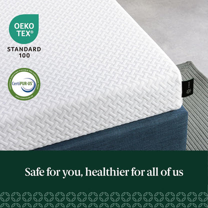 ZINUS 6 Inch Twin Memory Foam Mattress - Cooling Essential Design, Medium Feel, Fiberglass Free, Safe Materials