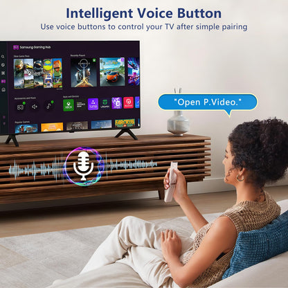 Voice Remote Control Replacement for Hisense Smart Google TV，Compatible with Hisense QLED UHD Mini-LED ULED Google TVs