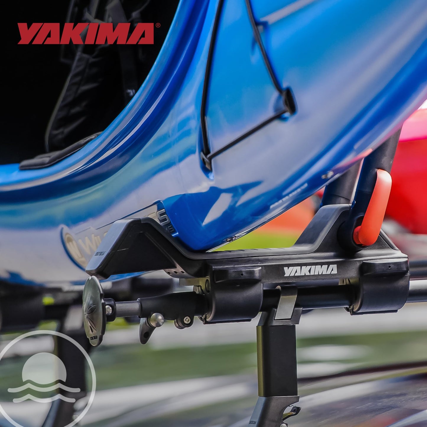 Yakima JayLow J-Cradle Rooftop Kayak Mount for 1 or 2 Kayaks – Car Roof Rack Carrier for Round, Square, Factory or Aerodynamic Crossbars, Holds 1 Boat Up to 80 Pounds or 2 Boats Up to 110 Pounds Total