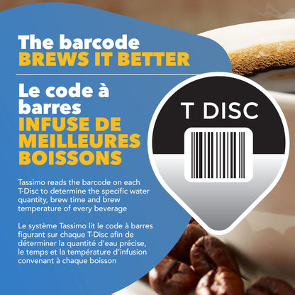Tassimo Nabob Espresso Coffee - 14 T-discs for Tassimo Coffeemakers - Made in Canada