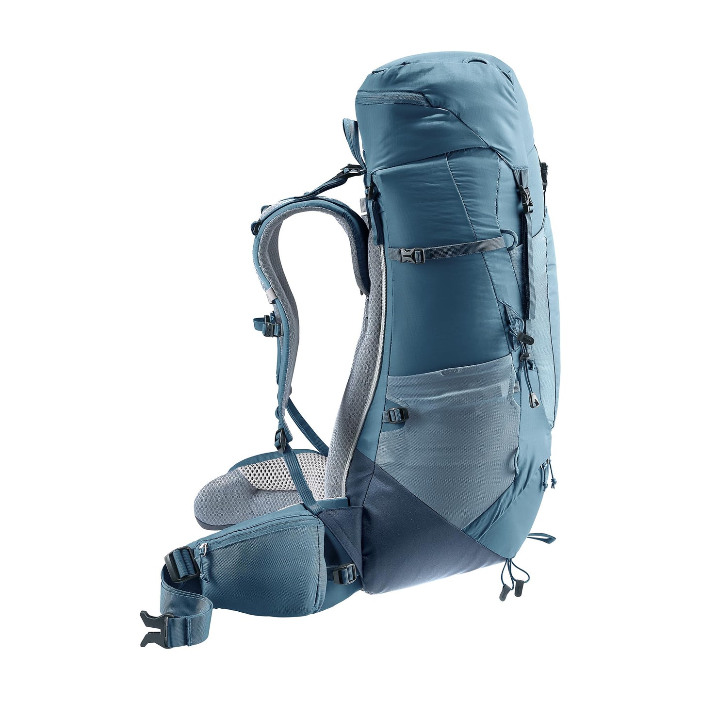 Deuter Unisex Aircontact Lite 40 + 10 L, Lightweight Backpacking & Hiking Backpack for Men & Women, 40 + 10 Liters - Atlantic-Ink