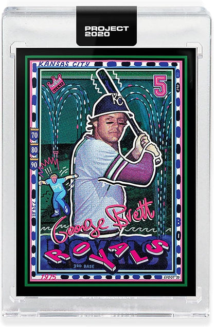 MLB Topps Project 2020 Card 192 | 1975 George Brett by Efdot