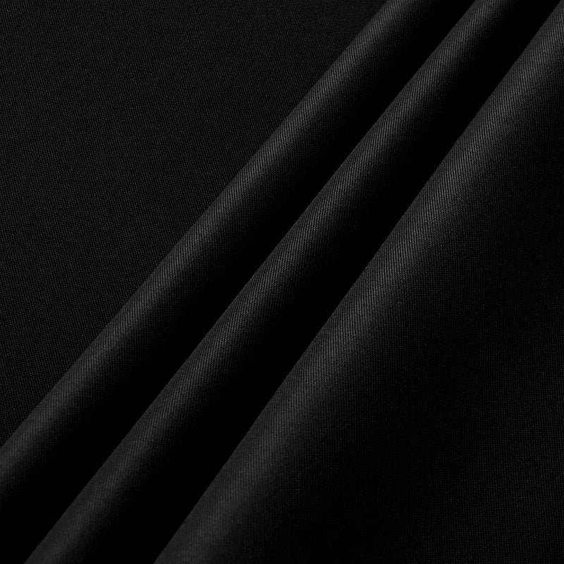 sancua 6 Pack Black Tablecloth 60 x 120 Inch, Rectangle Table Cloth for 8 Feet Tables - Stain and Wrinkle Resistant Washable Polyester Table Cover for Dining Tables, Buffet Parties and Camping