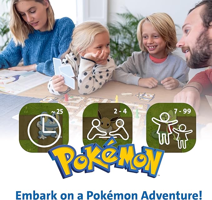 Ravensburger Labyrinth Pokemon Board Game - A Strategic Maze Adventure for Family Nights &amp Pokemon Parties - Includes Pikachu Bulbasaur and More - Great Birthday Gift for Kids Ages 7 and Up