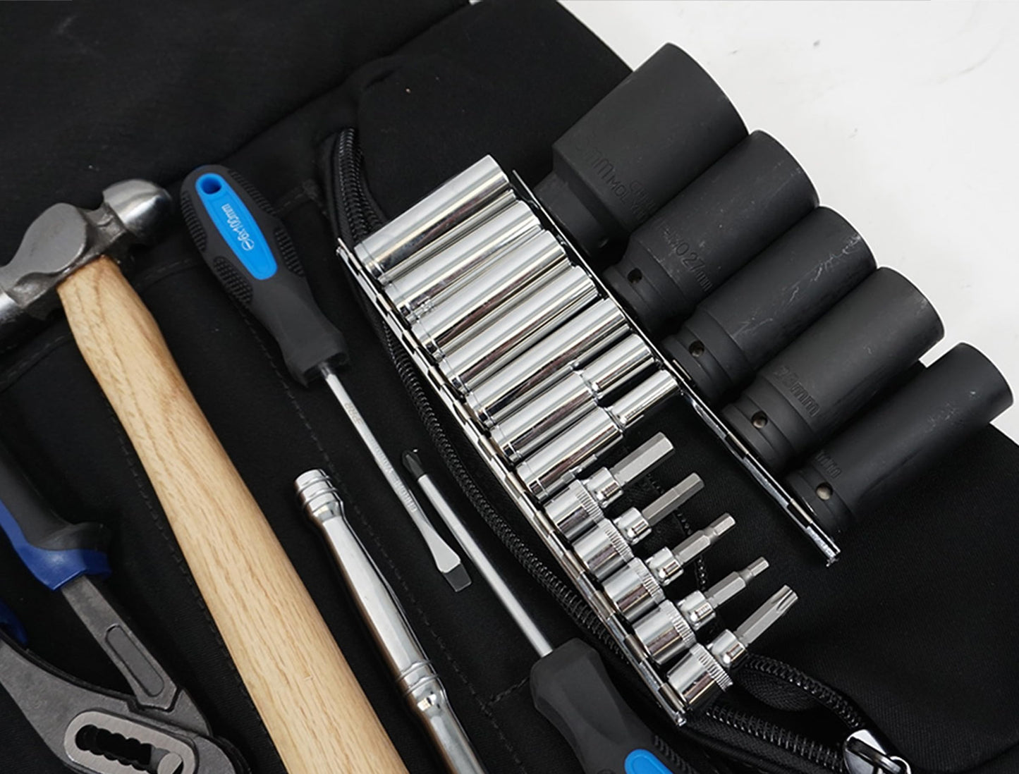 PRP UTV Tool Kit for Kawasaki Teryx KRX, KRX4 - Includes 35 Essential Tools, Roll-Up Storage Bag with Easy-Grab Handle, Mounts to Vehicle