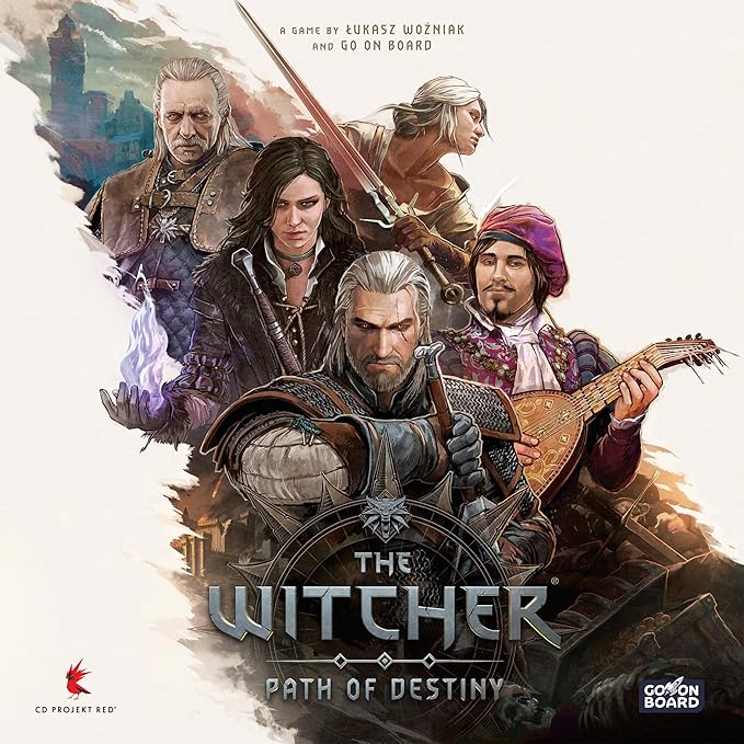 The Witcher: Path of Destiny Standard Edition - Competitive Tableau-Building Strategy Game Featuring Geralt Yennefer Ciri &amp More Ages 14+ 1-5 Players 45-90 Minute Playtime
