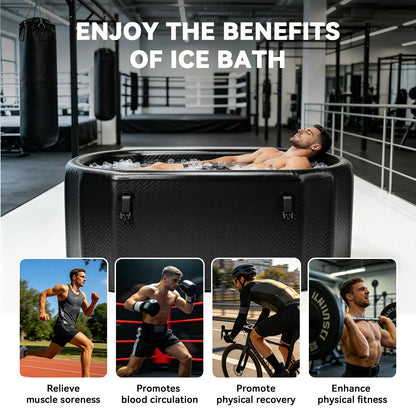 Water Chiller 1/3HP & 206Gal Ice Bath Tub for Recovery Cold Water Therapy Outdoor Indoor Use
