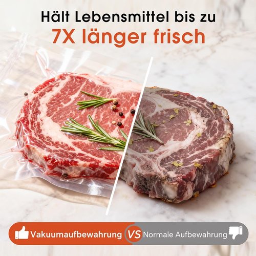 FoodSaver Vacuum Sealer Rolls - 2 Pack BPA-Free 8" x 16' Bags for Food Storage & Sous Vide Cooking