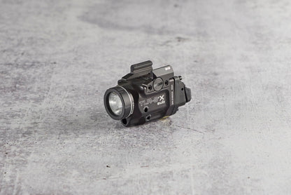 Streamlight 69417 TLR-8 X sub 500-Lumen Rail-Mounted Tactical Weapon Light with Integrated Red Aiming Laser Exclusively for Sig Sauer P365/XL Closed Rail Systems Only, Black
