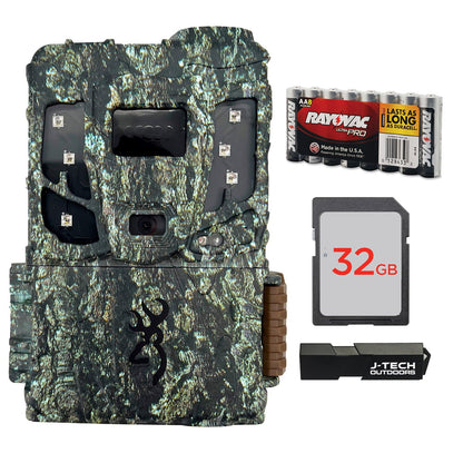 Generic Browning Defender Pro Scout MAX Extreme HD Cellular Trail Game Camera (AT&T+VERIZON) Bundle Includes 32GB Memory Card, 8 AA Batteries and J-TECH Card Reader (20MP) | BTCPSMXHD, Black