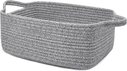 Skiennix Empty Gift Basket for Kids - Stylish Grey Storage Basket for Toys | 13 x 10 x 5 Inches