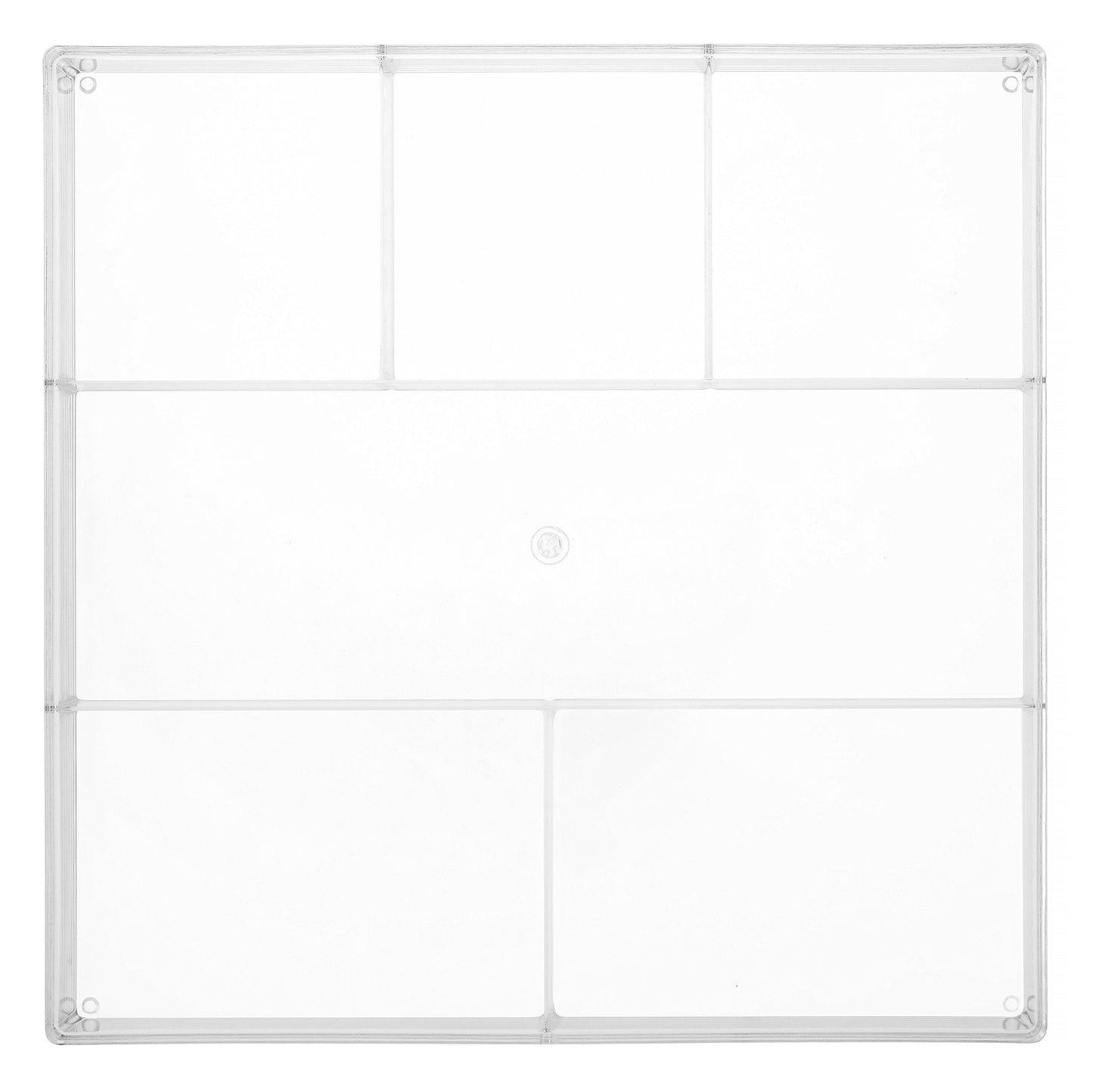 Whitmor 6-Section Clear Drawer Organizer