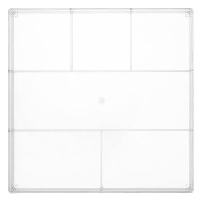 Whitmor 6-Section Clear Drawer Organizer